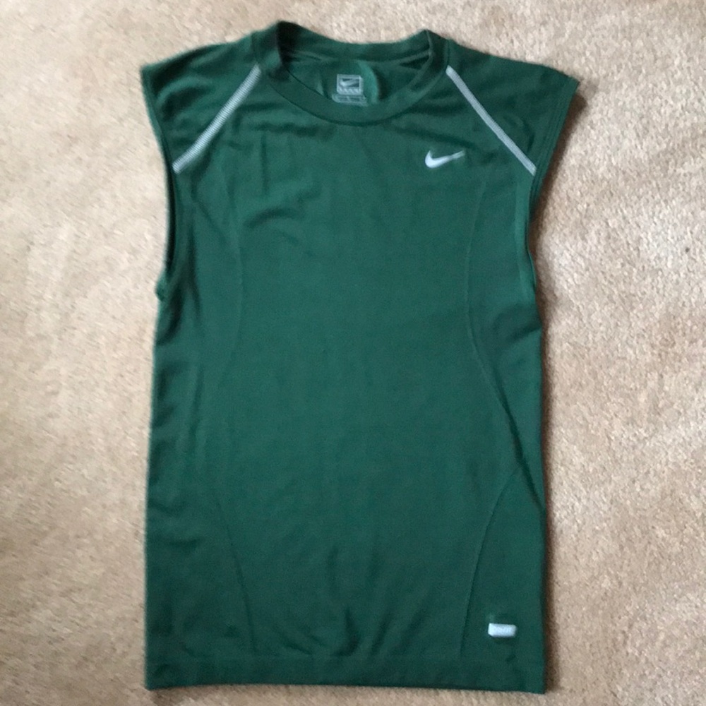 Nike Team green sleeveless shirt